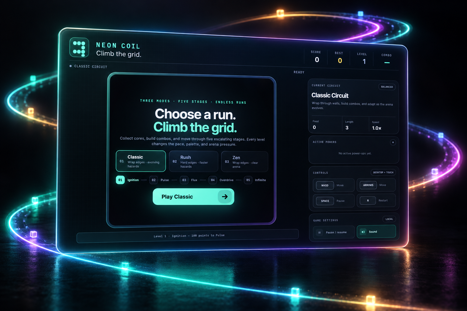 Neon Coil interface